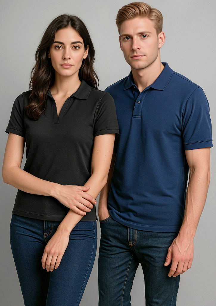 BIZ COLLECTION Mens Oceana Short Sleeve Polo P9000
