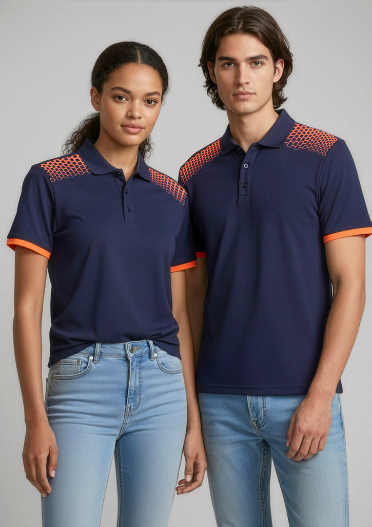 BIZ COLLECTION Womens Galaxy Short Sleeve Polo P900LS