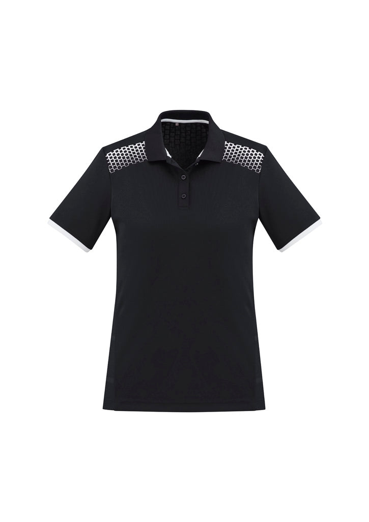BIZ COLLECTION Womens Galaxy Short Sleeve Polo P900LS