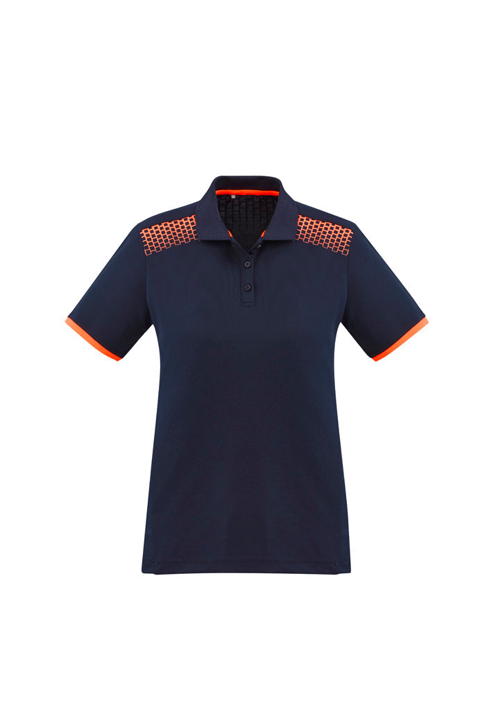 BIZ COLLECTION Womens Galaxy Short Sleeve Polo P900LS