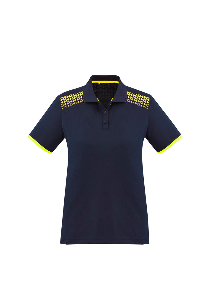 BIZ COLLECTION Womens Galaxy Short Sleeve Polo P900LS