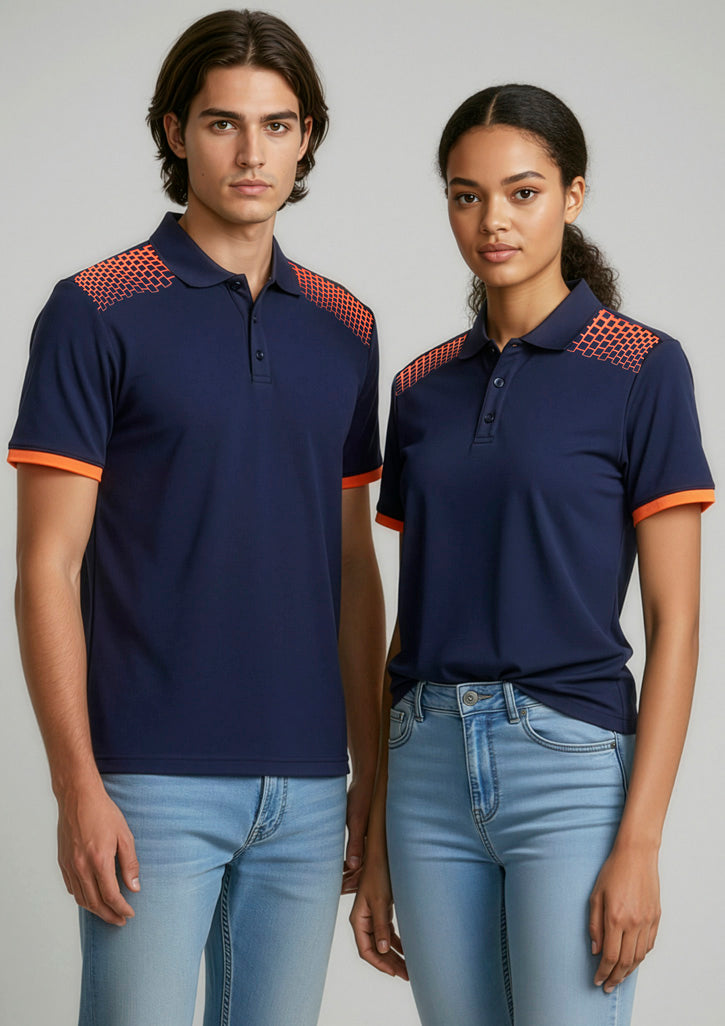 BIZ COLLECTION Mens Galaxy Short Sleeve Polo P900MS