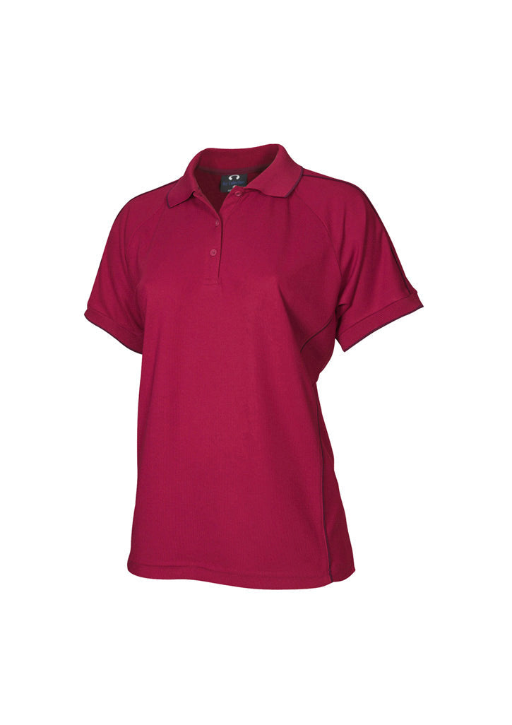 BIZ COLLECTION Womens Resort Short Sleeve Polo P9925