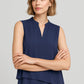 BIZ CORPORATES Womens Seville Sleeveless Layered Blouse RB260LN
