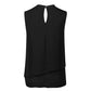 BIZ CORPORATES Womens Seville Sleeveless Layered Blouse RB260LN