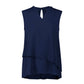 BIZ CORPORATES Womens Seville Sleeveless Layered Blouse RB260LN