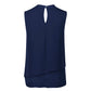 BIZ CORPORATES Womens Seville Sleeveless Layered Blouse RB260LN