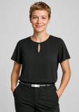 BIZ CORPORATES Womens Vienna Short Sleeve Blouse RB261LS
