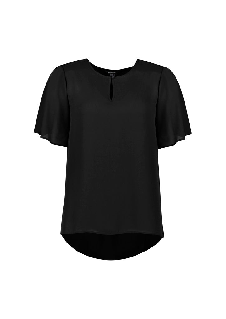 BIZ CORPORATES Womens Vienna Short Sleeve Blouse RB261LS