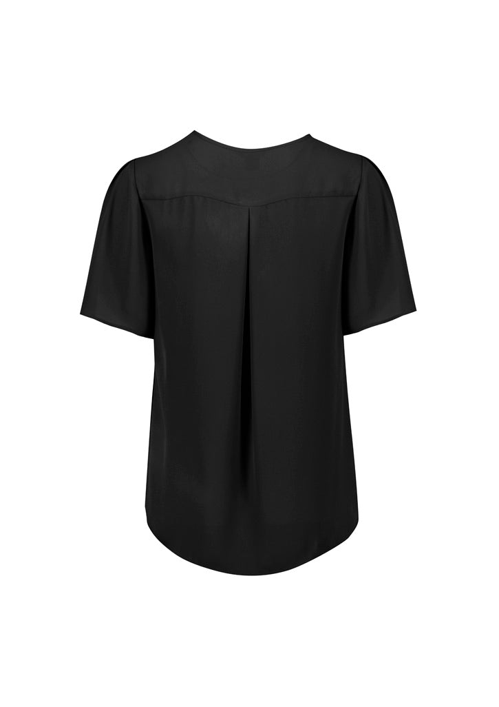 BIZ CORPORATES Womens Vienna Short Sleeve Blouse RB261LS