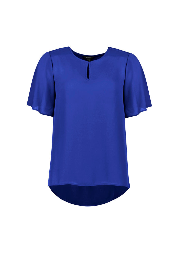 BIZ CORPORATES Womens Vienna Short Sleeve Blouse RB261LS