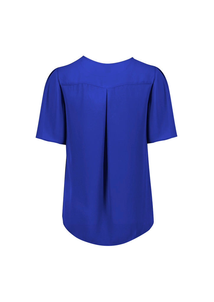 BIZ CORPORATES Womens Vienna Short Sleeve Blouse RB261LS