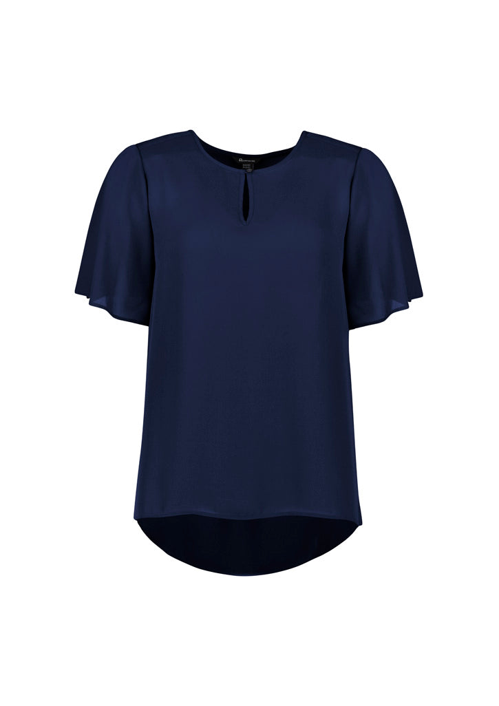 BIZ CORPORATES Womens Vienna Short Sleeve Blouse RB261LS