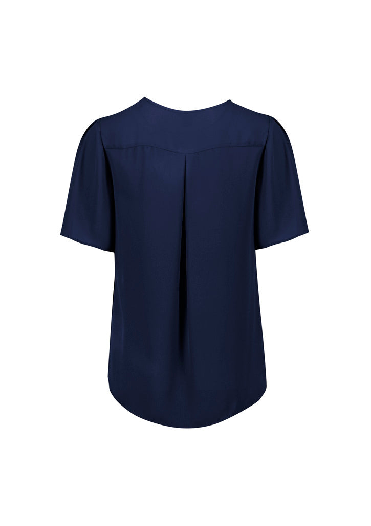 BIZ CORPORATES Womens Vienna Short Sleeve Blouse RB261LS