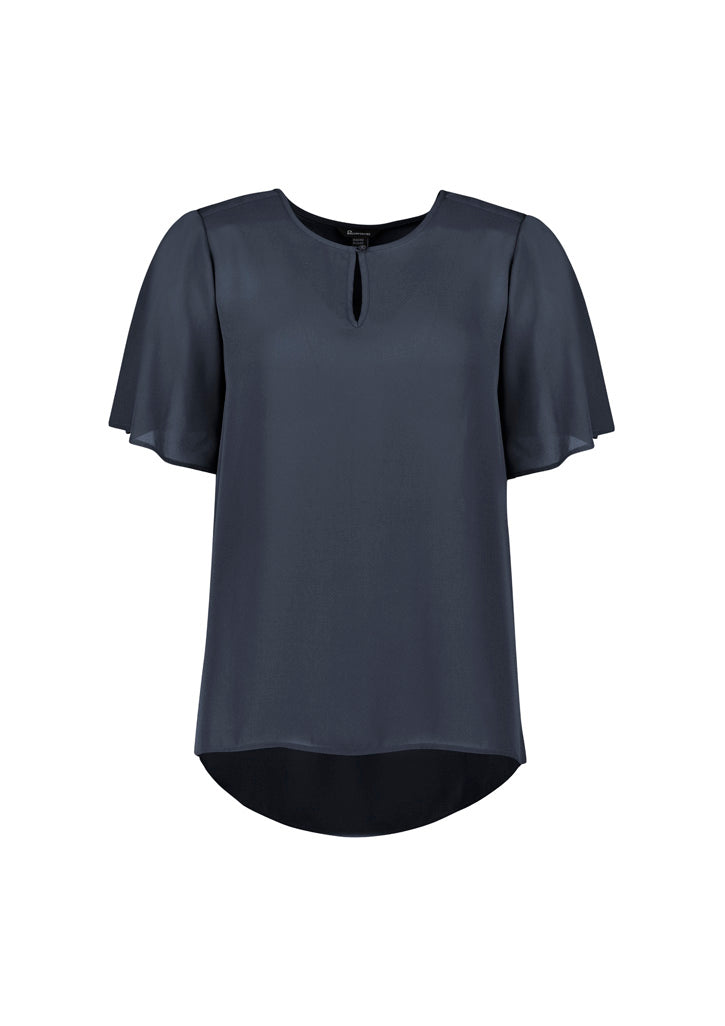 BIZ CORPORATES Womens Vienna Short Sleeve Blouse RB261LS