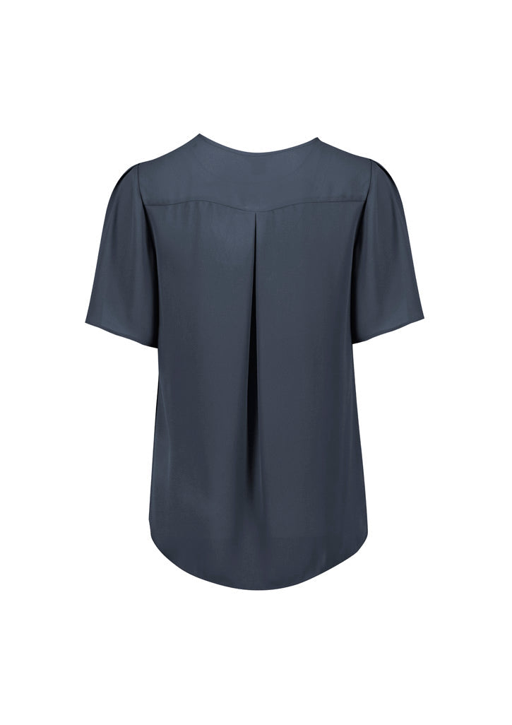 BIZ CORPORATES Womens Vienna Short Sleeve Blouse RB261LS