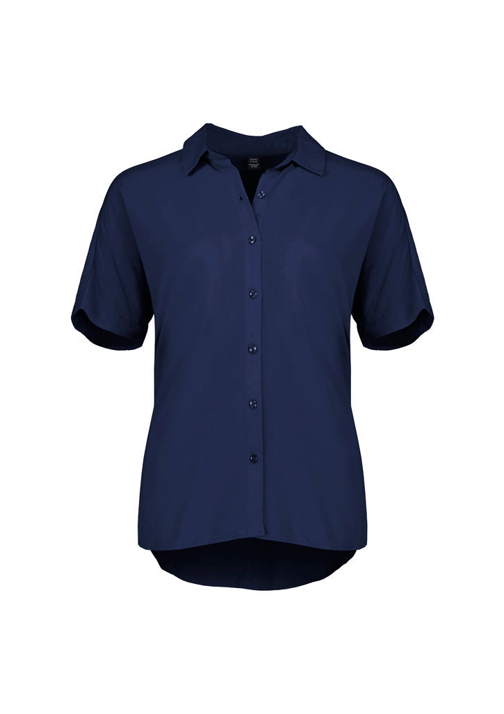 BIZ CORPORATES Womens Dahlia Short Sleeve Blouse RB365L