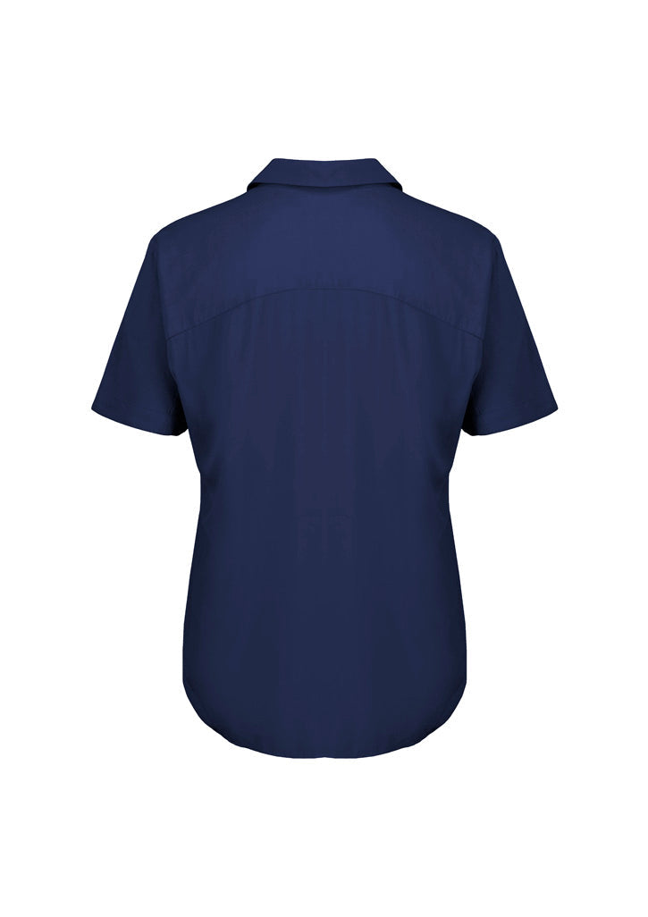 BIZ CORPORATES Womens Dahlia Short Sleeve Blouse RB365L