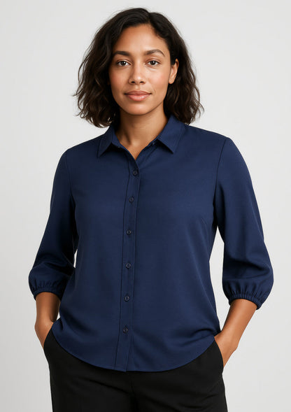 BIZ CORPORATES Womens Lucy 3/4 Sleeve Blouse RB965LT
