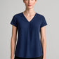 BIZ CORPORATES Womens Kayla V-Neck Pleat Blouse RB967LS