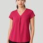 BIZ CORPORATES Womens Kayla V-Neck Pleat Blouse RB967LS