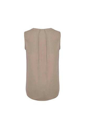 BIZ CORPORATES Womens Estelle Sleeveless Pleat Detail Blouse RB973LN Clearance