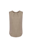 BIZ CORPORATES Womens Estelle Sleeveless Pleat Detail Blouse RB973LN Clearance