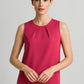 BIZ CORPORATES Womens Estelle Sleeveless Pleat Detail Blouse RB973LN
