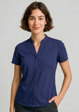 BIZ CORPORATES Womens Juliette Short Sleeve Blouse RB977LS