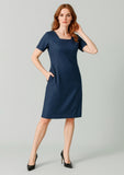 BIZ CORPORATES Womens Renew Short Sleeve Dress RD409L