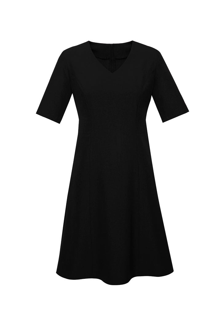 BIZ CORPORATES Womens Siena Extended Short Sleeve Dress RD974L