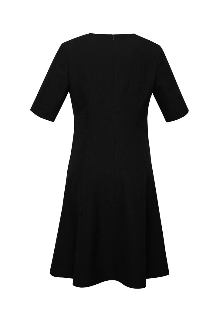 BIZ CORPORATES Womens Siena Extended Short Sleeve Dress RD974L