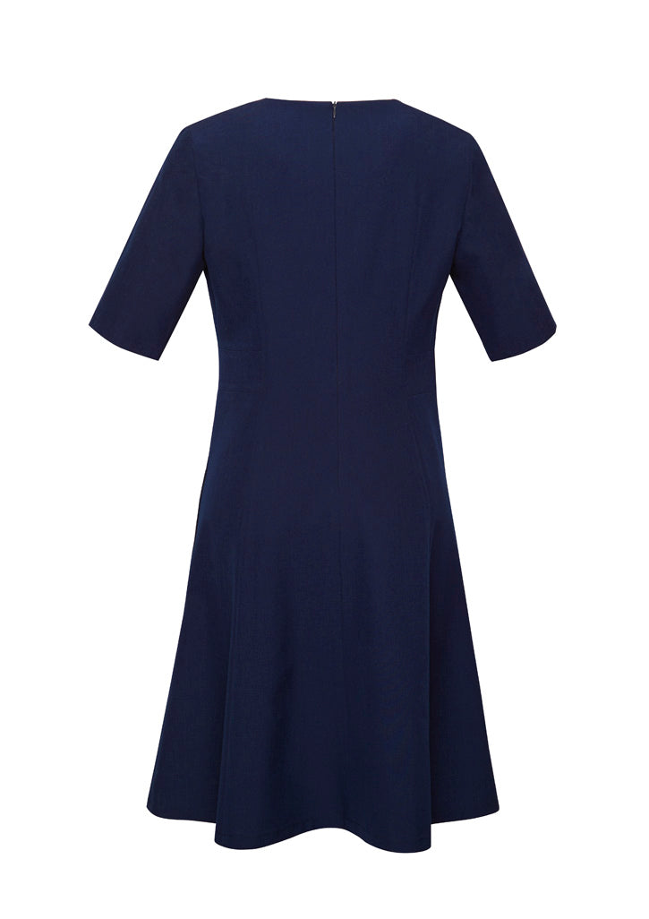 BIZ CORPORATES Womens Siena Extended Short Sleeve Dress RD974L