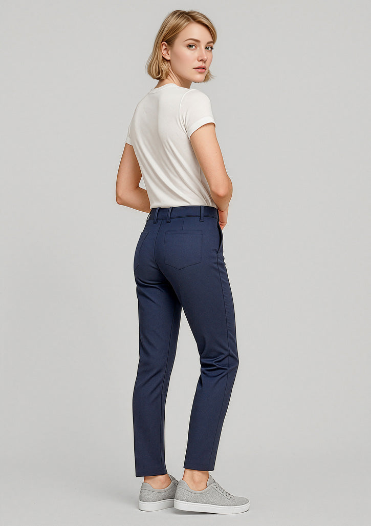 BIZ CORPORATES Womens Slim Leg Stretch Chino Pant RGP263L