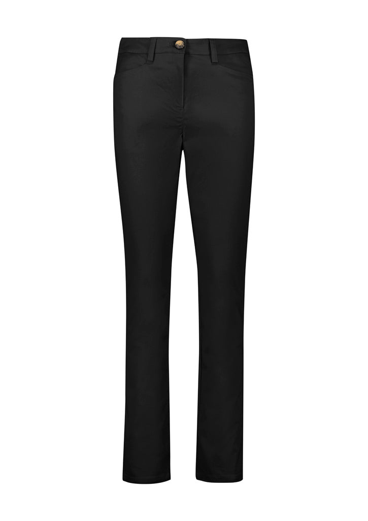 BIZ CORPORATES Womens Slim Leg Stretch Chino Pant RGP263L