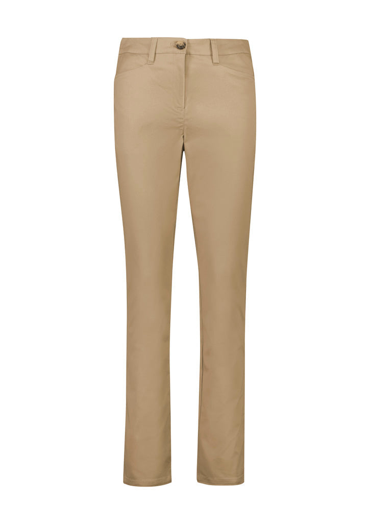 BIZ CORPORATES Womens Slim Leg Stretch Chino Pant RGP263L