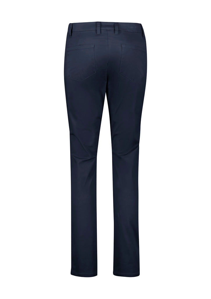 BIZ CORPORATES Womens Slim Leg Stretch Chino Pant RGP263L