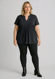 BIZ CORPORATES Womens Scuba Ponte High-rise Pull-on Corporate Legging RGP303L
