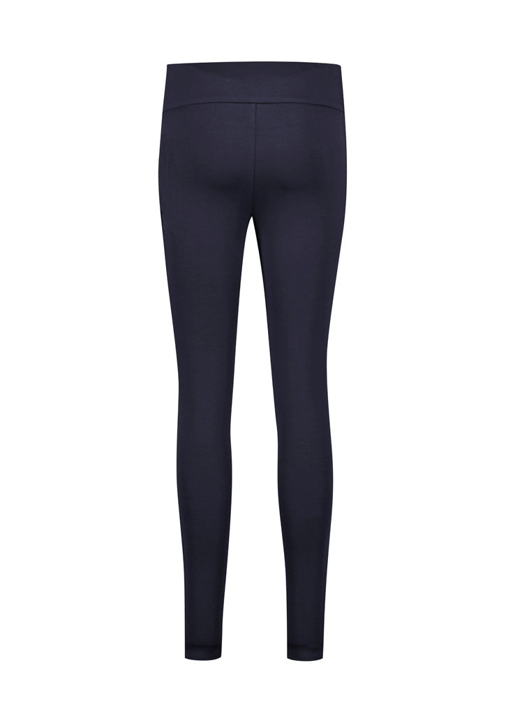 BIZ CORPORATES Womens Scuba Ponte High-rise Pull-on Corporate Legging RGP303L