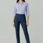 BIZ CORPORATES Womens Renew Mid-Waist Slim Leg Pant RGP405L