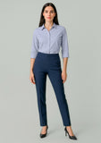 BIZ CORPORATES Womens Renew Mid-Waist Slim Leg Pant RGP405L