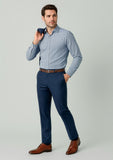 BIZ CORPORATES Mens Renew Slim Fit Flat Front Pant RGP407M