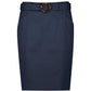 BIZ CORPORATES Womens Mid Waist Stretch Chino Skirt RGS264L