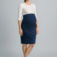 BIZ CORPORATES Womens Cool Stretch Maternity Skirt RGS307L
