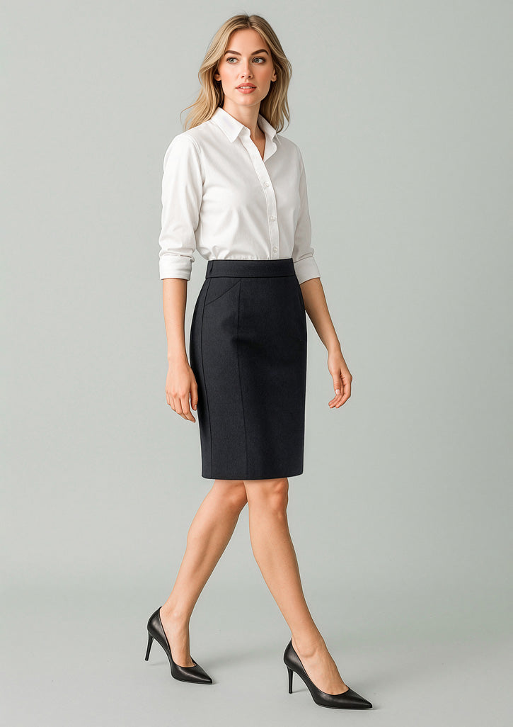 BIZ CORPORATES Womens Renew Functional Pencil Skirt RGS403L