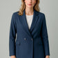 BIZ CORPORATES Womens Renew Double Breasted Longline Jacket RJ400L