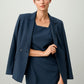 BIZ CORPORATES Womens Renew Double Breasted Longline Jacket RJ400L