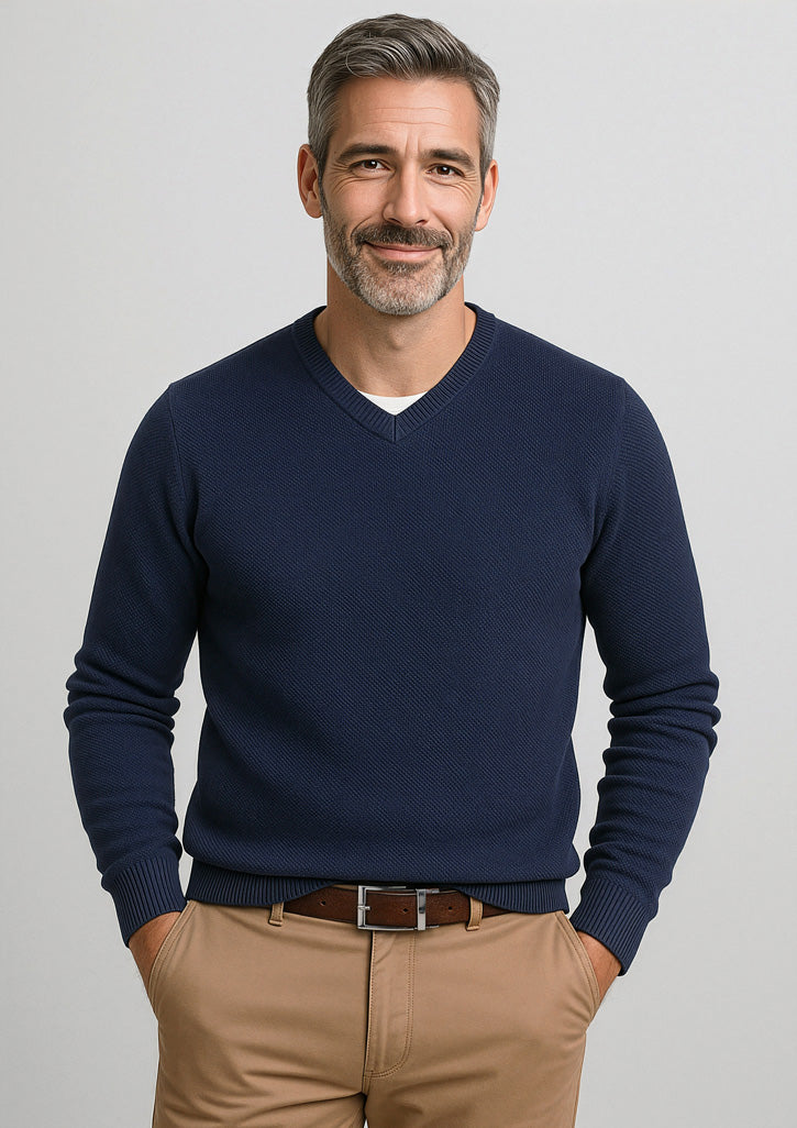 BIZ CORPORATES Mens Osaka Pineapple Knit Jumper RJP266M