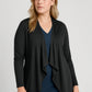 BIZ CORPORATES Womens Sofia Waterfall Cardigan RLC267L