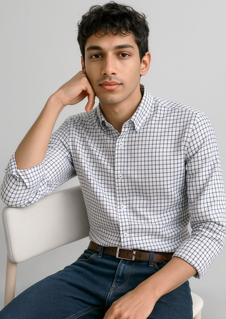 BIZ CORPORATES Mens Noah Long Sleeve Shirt RS070ML